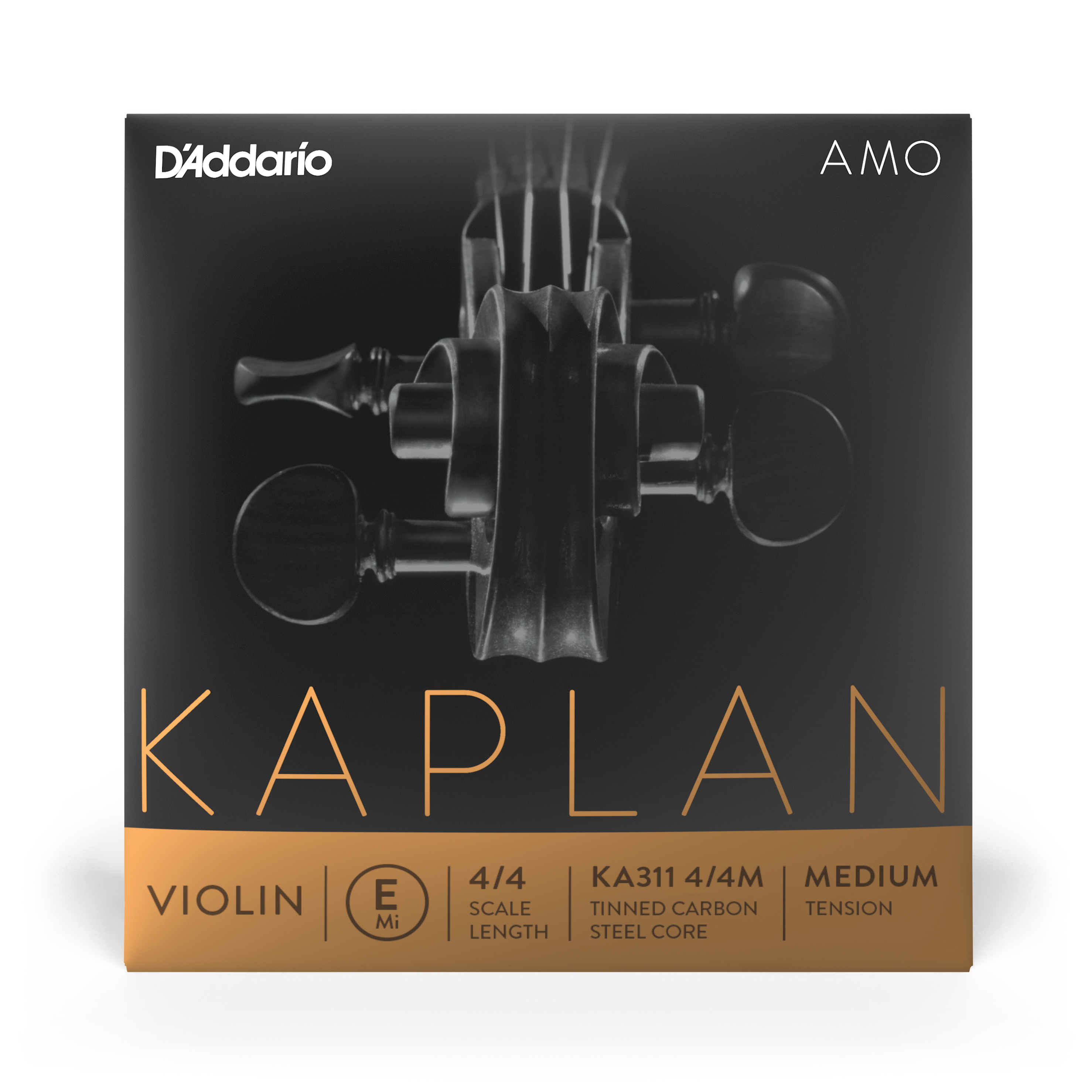 Daddario orchestral it Ka311 4/4m d'addario kaplan amo - singola corda mi per violino, scala 4/4, tensione media